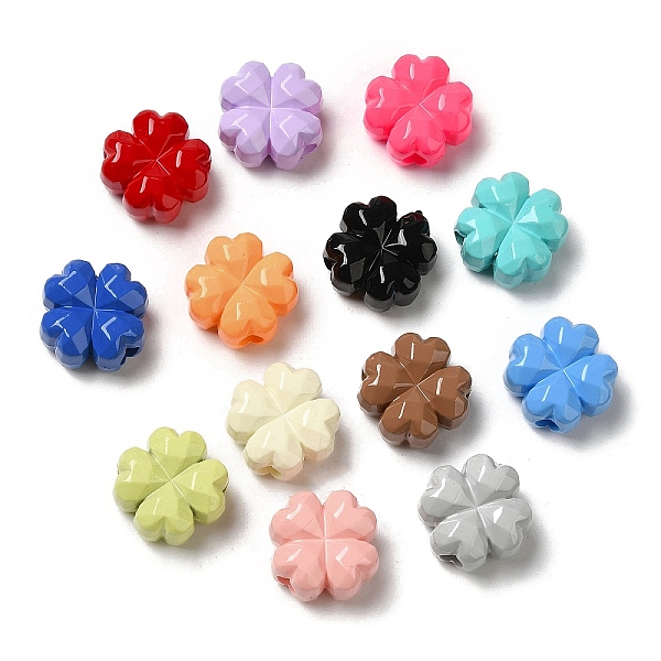PandaHall Baking Paint Opaque Acrylic Beads, Faceted, Clover, Mixed Color, 15.5x15.5x8.5mm, Hole: 3.5mm Acrylic Clover Multicolor
PandaHall Baking Paint Opaque Acrylic Beads, Faceted, Clover, Mixed Color, 15.5x15.5x8.5mm, Hole: 3.5mm Acrylic Clover Multicolor