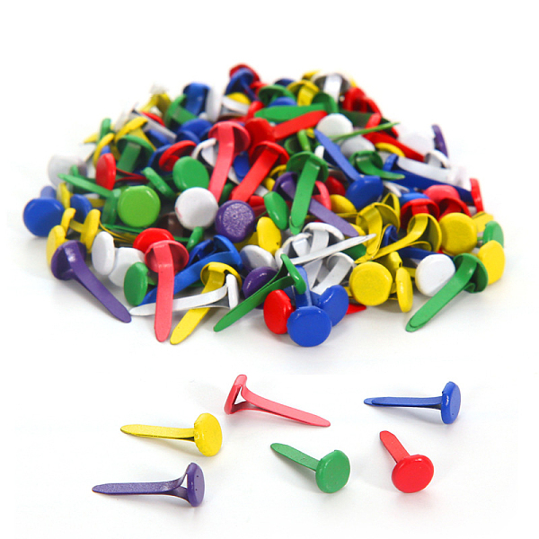 PandaHall Paint Spraying Iron Fasteners Brads, for Scrapbooking, Photo Album, Embellishment Wedding Supplies, Children Puppy Dolls..., Multicolor
PandaHall Paint Spraying Iron Fasteners Brads, for Scrapbooking, Photo Album, Embellishment Wedding Supplies, Children Puppy Dolls..., Multicolor