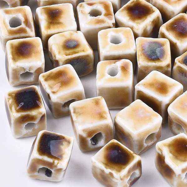 PandaHall Handmade Porcelain Beads, Fancy Antique Glazed Porcelain, Cube, Sandy Brown, 8x7.5~8x7.5~8mm, Hole: 1.5~2mm Porcelain Cube Brown
PandaHall Handmade Porcelain Beads, Fancy Antique Glazed Porcelain, Cube, Sandy Brown, 8x7.5~8x7.5~8mm, Hole: 1.5~2mm Porcelain Cube Brown