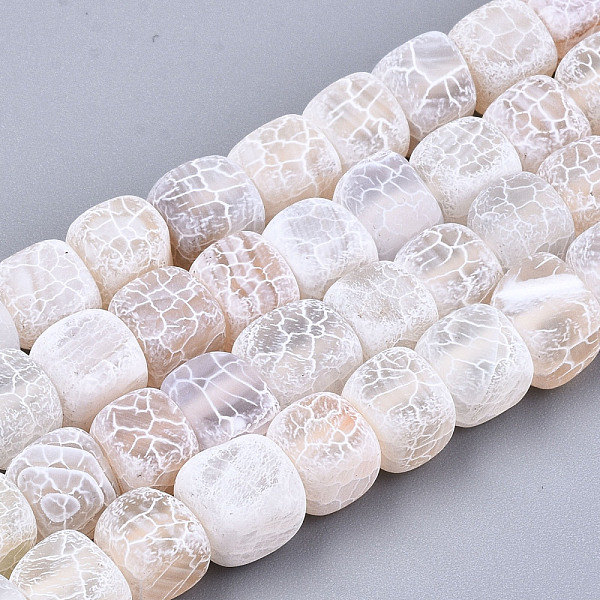 PandaHall Natural Weathered Agate Beads Strands, Frosted, Dyed, Cube, White, 6~7.5x6~8x6~8mm, Hole: 1.2mm, about 50pcs/strand, 13.58...
PandaHall Natural Weathered Agate Beads Strands, Frosted, Dyed, Cube, White, 6~7.5x6~8x6~8mm, Hole: 1.2mm, about 50pcs/strand, 13.58...