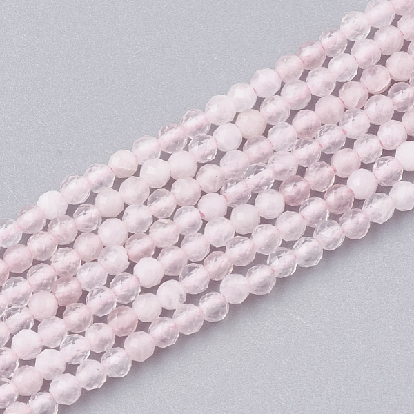 PandaHall Natural Rose Quartz Beads Strands, Faceted, Round, 2mm, Hole: 0.5mm, about 182pcs/strand, 15.5 inch Rose Quartz Round
PandaHall Natural Rose Quartz Beads Strands, Faceted, Round, 2mm, Hole: 0.5mm, about 182pcs/strand, 15.5 inch Rose Quartz Round