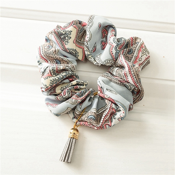 PandaHall Cloth Elastic Hair Accessories, for Girls or Women, Scrunchie/Scrunchy Hair Ties, with Tassel, Light Grey, 150mm Cloth
PandaHall Cloth Elastic Hair Accessories, for Girls or Women, Scrunchie/Scrunchy Hair Ties, with Tassel, Light Grey, 150mm Cloth