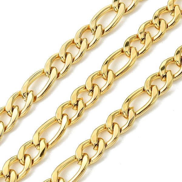 PandaHall 10M Ion Plating(IP) 304 Stainless Steel Figaro Chains, Unwelded, with Spool, Real 18K Gold Plated, 11.5x6x2.5mm & 9x6x2.5mm, about...
PandaHall 10M Ion Plating(IP) 304 Stainless Steel Figaro Chains, Unwelded, with Spool, Real 18K Gold Plated, 11.5x6x2.5mm & 9x6x2.5mm, about...
