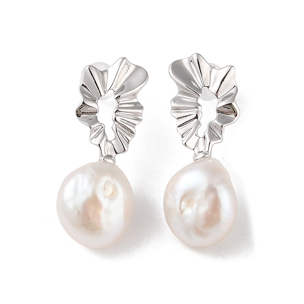 PandaHall Sterling Silver Stud Earrings, with Natural Pearl, Jewely for Women, 29~29.5x11~11.5mm Sterling Silver Others
PandaHall Sterling Silver Stud Earrings, with Natural Pearl, Jewely for Women, 29~29.5x11~11.5mm Sterling Silver Others