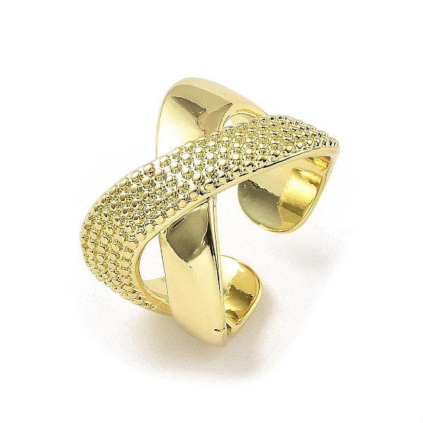 PandaHall Rack Plating Brass Open Cuff Ring, Criss Cross Ring, Long-Lasting Plated, Lead Free & Cadmium Free, Real 18K Gold Plated, Inner...
PandaHall Rack Plating Brass Open Cuff Ring, Criss Cross Ring, Long-Lasting Plated, Lead Free & Cadmium Free, Real 18K Gold Plated, Inner...