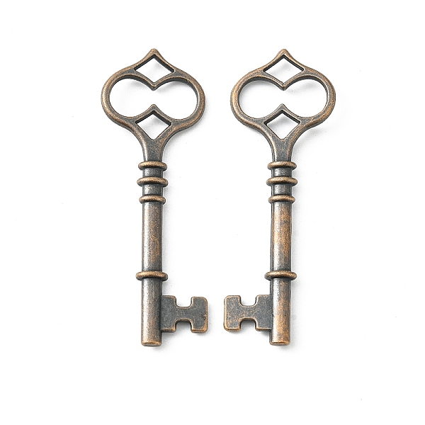 PandaHall Tibetan Style Alloy Big Pendants, Cadmium Free & Nickel Free & Lead Free, Skeleton Key, Red Copper, 60x21x4mm, Hole: 4mm Alloy Key
PandaHall Tibetan Style Alloy Big Pendants, Cadmium Free & Nickel Free & Lead Free, Skeleton Key, Red Copper, 60x21x4mm, Hole: 4mm Alloy Key