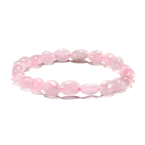 PandaHall Natural Rose Quartz Bead Stretch Bracelets, Tumbled Stone, Nuggets, Inner Diameter: 2~2-1/4 inch(5.2~5.6cm) Rose Quartz
PandaHall Natural Rose Quartz Bead Stretch Bracelets, Tumbled Stone, Nuggets, Inner Diameter: 2~2-1/4 inch(5.2~5.6cm) Rose Quartz