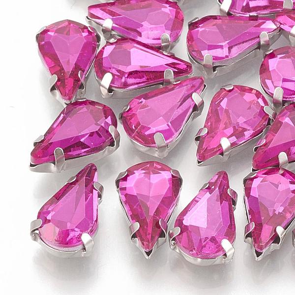 PandaHall Sew on Rhinestone, Multi-strand Links, Glass Rhinestone, with Brass Prong Settings, Garments Accessories, Faceted, teardrop..., Pink
PandaHall Sew on Rhinestone, Multi-strand Links, Glass Rhinestone, with Brass Prong Settings, Garments Accessories, Faceted, teardrop..., Pink