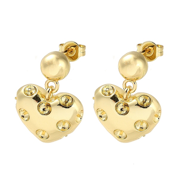 PandaHall Heart Brass Stud Earrings Findings, for Half Drilled Beads, Long-Lasting Plated, Lead Free & Cadmium Free, Real 18K Gold Plated...
PandaHall Heart Brass Stud Earrings Findings, for Half Drilled Beads, Long-Lasting Plated, Lead Free & Cadmium Free, Real 18K Gold Plated...