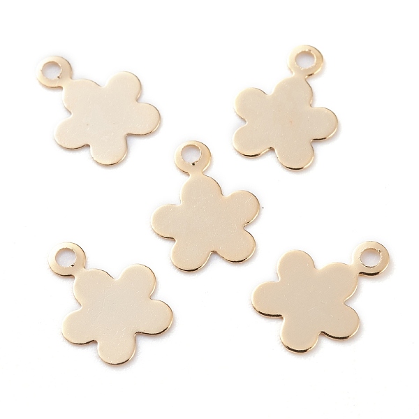 PandaHall Brass Charms, Flower, Real 24K Gold Plated, 9.5x7x0.5mm, Hole: 1.2mm Brass Flower
PandaHall Brass Charms, Flower, Real 24K Gold Plated, 9.5x7x0.5mm, Hole: 1.2mm Brass Flower