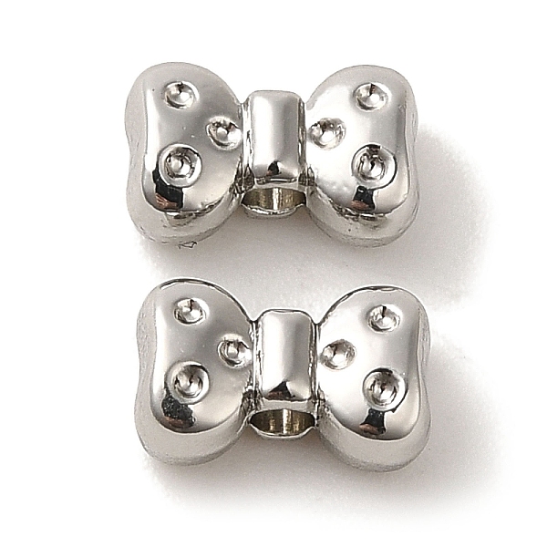 PandaHall Rack Plating Alloy Beads, Cadmium Free & Nickel Free & Lead Free, Bowknot, Platinum, 5.5x9x4mm, Hole: 1.6mm Alloy Bowknot
PandaHall Rack Plating Alloy Beads, Cadmium Free & Nickel Free & Lead Free, Bowknot, Platinum, 5.5x9x4mm, Hole: 1.6mm Alloy Bowknot