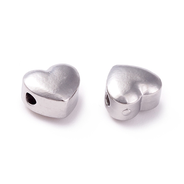 PandaHall 304 Stainless Steel Beads, Heart, Stainless Steel Color, 6x6.5x4mm, Hole: 1.5mm 304 Stainless Steel Heart
PandaHall 304 Stainless Steel Beads, Heart, Stainless Steel Color, 6x6.5x4mm, Hole: 1.5mm 304 Stainless Steel Heart