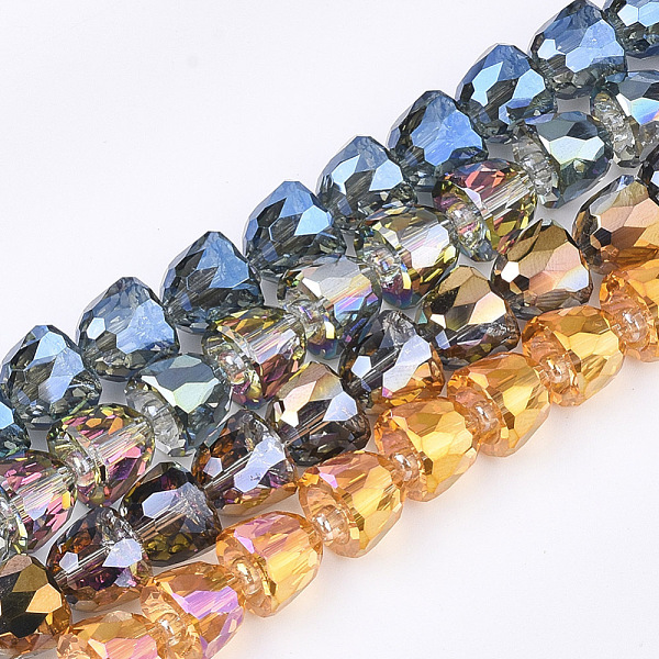 PandaHall Electroplated Glass Beads, Faceted, Bell, Mixed Color, 10.5~11x9mm, Hole: 1mm Glass Bell Multicolor
PandaHall Electroplated Glass Beads, Faceted, Bell, Mixed Color, 10.5~11x9mm, Hole: 1mm Glass Bell Multicolor
