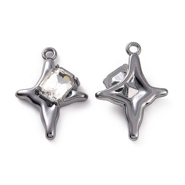 PandaHall Rack Plating Alloy Glass Pendants, Gunmetal Tone Star with Rectangle Charms, Cadmium Free & Lead Free & Nickle Free, Clear...
PandaHall Rack Plating Alloy Glass Pendants, Gunmetal Tone Star with Rectangle Charms, Cadmium Free & Lead Free & Nickle Free, Clear...