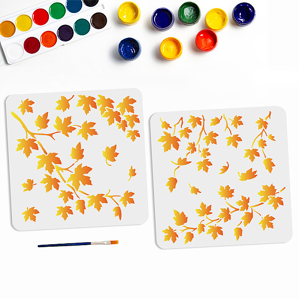 PandaHall MAYJOYDIY US 1 Set Autumn Theme PET Hollow Out Drawing Painting Stencils, with 1Pc Art Paint Brushes, Maple Leaf Pattern, Painting...
PandaHall MAYJOYDIY US 1 Set Autumn Theme PET Hollow Out Drawing Painting Stencils, with 1Pc Art Paint Brushes, Maple Leaf Pattern, Painting...