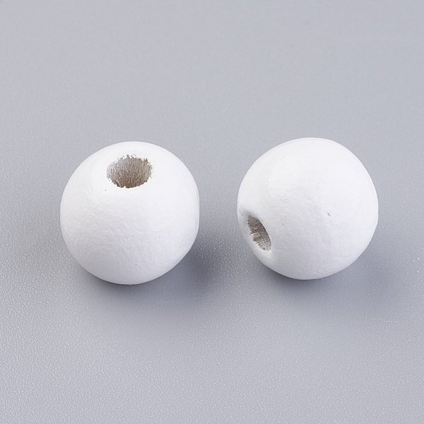 PandaHall Natural Wood European Beads, Dyed, Round, White, 12x11mm, Hole: 4mm, about 960pcs/500g Wood Round White
PandaHall Natural Wood European Beads, Dyed, Round, White, 12x11mm, Hole: 4mm, about 960pcs/500g Wood Round White