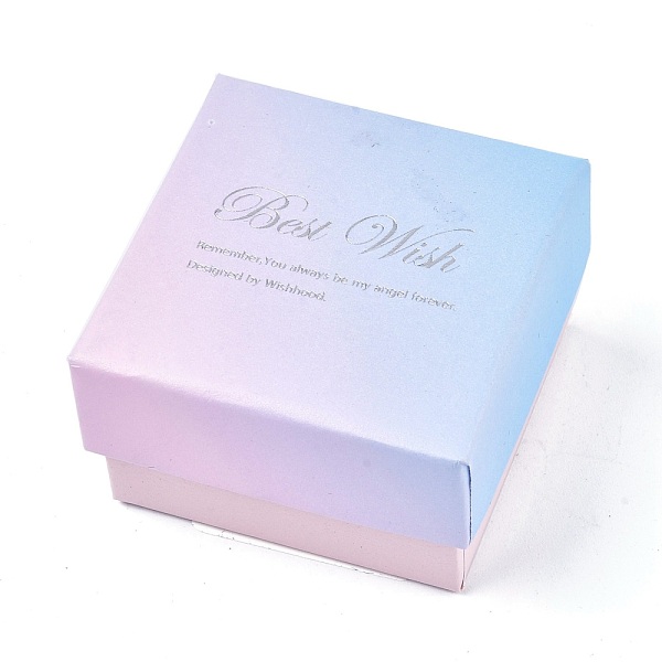 PandaHall Best Wish Cardboard Ring Boxes, with Black Sponge, for Jewelry Gift Packaging, Square, Pink, 5x5x3.15cm Paper Square Pink
PandaHall Best Wish Cardboard Ring Boxes, with Black Sponge, for Jewelry Gift Packaging, Square, Pink, 5x5x3.15cm Paper Square Pink