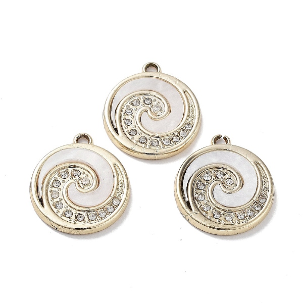 PandaHall Alloy Pendants, with Shell and Rhinestone, Cadmium Free & Lead Free, Flat Round, 20x18x2.5mm, Hole: 1.5mm Alloy+Rhinestone Flat..., White
PandaHall Alloy Pendants, with Shell and Rhinestone, Cadmium Free & Lead Free, Flat Round, 20x18x2.5mm, Hole: 1.5mm Alloy+Rhinestone Flat..., White