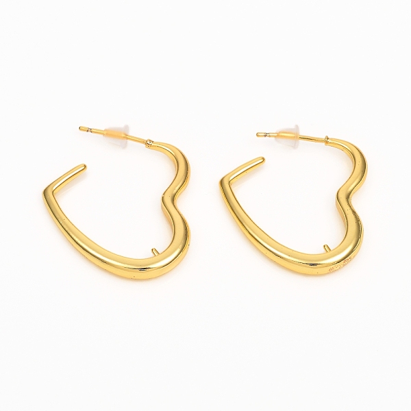 PandaHall Brass Stud Earring Findings, For Half Drilled Beads, Long-Lasting Plated, with Plastic Ear Nuts, Heart, Real 18K Gold Plated...
PandaHall Brass Stud Earring Findings, For Half Drilled Beads, Long-Lasting Plated, with Plastic Ear Nuts, Heart, Real 18K Gold Plated...