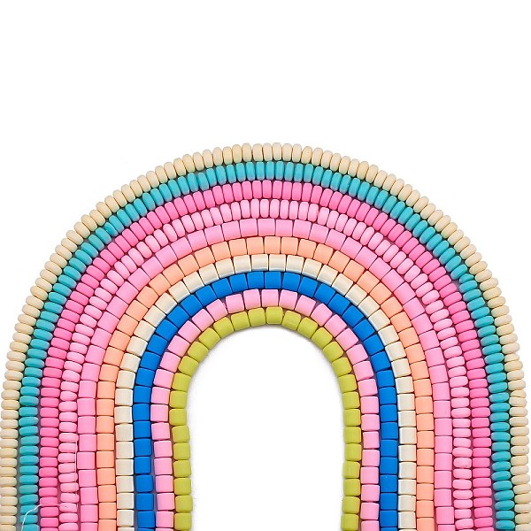 PandaHall 10 Strands 10 Colors Handmade Polymer Clay Beads Strands, for DIY Jewelry Crafts Supplies, Flat Round & Column, Mixed Color..., Multicolor
PandaHall 10 Strands 10 Colors Handmade Polymer Clay Beads Strands, for DIY Jewelry Crafts Supplies, Flat Round & Column, Mixed Color..., Multicolor