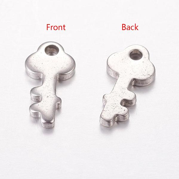 PandaHall 201 Stainless Steel Pendants, Key, Stainless Steel Color, 12x6x1mm, Hole: 1mm 201 Stainless Steel Key
PandaHall 201 Stainless Steel Pendants, Key, Stainless Steel Color, 12x6x1mm, Hole: 1mm 201 Stainless Steel Key