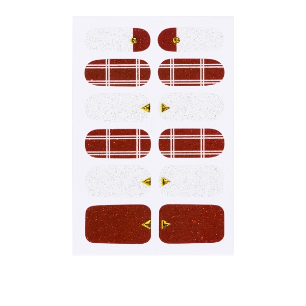 PandaHall Full Cover Glitter Nail Polish Strips, Self Adhesive Nail Wraps Decals, For Girls Manicure DIY Nail Tips Decorations, Tartan..., Red
PandaHall Full Cover Glitter Nail Polish Strips, Self Adhesive Nail Wraps Decals, For Girls Manicure DIY Nail Tips Decorations, Tartan..., Red