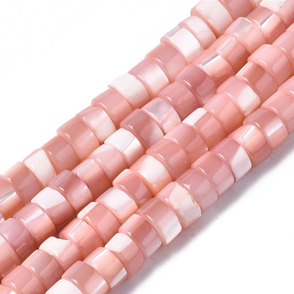 PandaHall Natural Trochus Shell Beads Strands, Dyed, Flat Round/Disc, Heishi Beads, Pink, 4x2mm, Hole: 0.8mm, about 154~160pcs/strand...
PandaHall Natural Trochus Shell Beads Strands, Dyed, Flat Round/Disc, Heishi Beads, Pink, 4x2mm, Hole: 0.8mm, about 154~160pcs/strand...