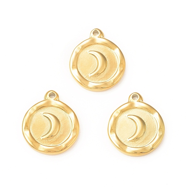 PandaHall 304 Stainless Steel Pendants, Flat Round with Moon, Real 18K Gold Plated, 18.5x15.5x2.5mm, Hole: 1.6mm 304 Stainless Steel Flat...
PandaHall 304 Stainless Steel Pendants, Flat Round with Moon, Real 18K Gold Plated, 18.5x15.5x2.5mm, Hole: 1.6mm 304 Stainless Steel Flat...
