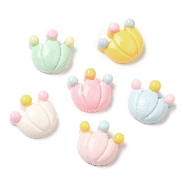 PandaHall Cartoon Opaque Reisn Cabochons, for Jewelry Making, Mixed Color, Crown, 11.5x12.5x6mm Resin Crown Multicolor
PandaHall Cartoon Opaque Reisn Cabochons, for Jewelry Making, Mixed Color, Crown, 11.5x12.5x6mm Resin Crown Multicolor