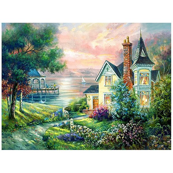 PandaHall DIY Diamond Painting Kit, Including Resin Rhinestones Bag, Diamond Sticky Pen, Tray Plate and Glue Clay, House, 500x400mm Plastic...
PandaHall DIY Diamond Painting Kit, Including Resin Rhinestones Bag, Diamond Sticky Pen, Tray Plate and Glue Clay, House, 500x400mm Plastic...
