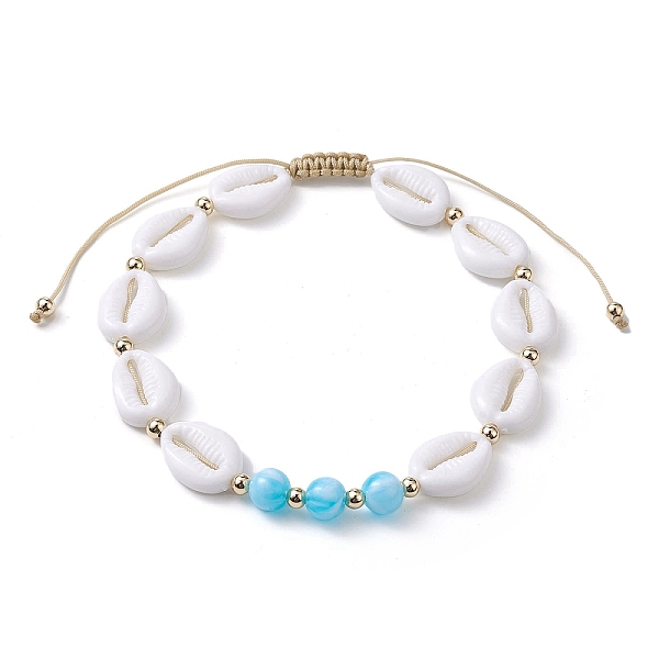 PandaHall Adjustable Acrylic Shell Shape Braided Bead Anklets, Seashell Color, Inner Diameter: 2-7/8~4-3/4 inch(7.4~12.2cm) Acrylic Shell...
PandaHall Adjustable Acrylic Shell Shape Braided Bead Anklets, Seashell Color, Inner Diameter: 2-7/8~4-3/4 inch(7.4~12.2cm) Acrylic Shell...