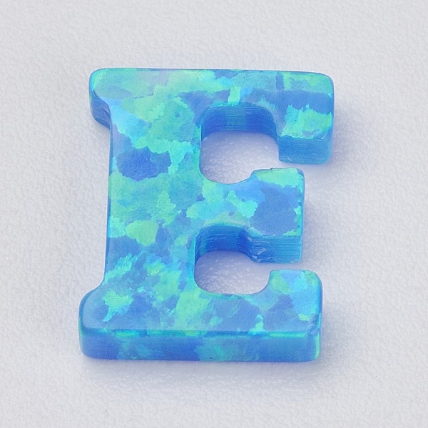 PandaHall Synthetic Opal Charms, Letter.E, 10x8x2mm, Hole: 0.8mm Synthetic Gemstone Letter E Blue
PandaHall Synthetic Opal Charms, Letter.E, 10x8x2mm, Hole: 0.8mm Synthetic Gemstone Letter E Blue
