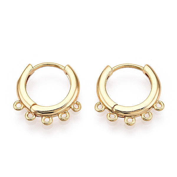 PandaHall Brass Earring Findings, Ring, Real 18K Gold Plated, 15x2mm, Hole: 1mm, Pin: 0.8mm Brass
PandaHall Brass Earring Findings, Ring, Real 18K Gold Plated, 15x2mm, Hole: 1mm, Pin: 0.8mm Brass