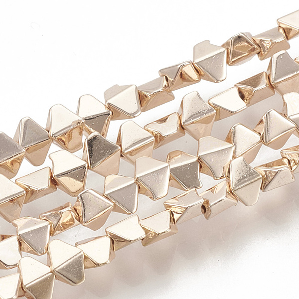 PandaHall Electroplate Non-magnetic Synthetic Hematite Beads Strands, Rose Gold Plated, 3x4x2mm, Hole: 1mm, about 132pcs/strand, 15.94 inch...
PandaHall Electroplate Non-magnetic Synthetic Hematite Beads Strands, Rose Gold Plated, 3x4x2mm, Hole: 1mm, about 132pcs/strand, 15.94 inch...
