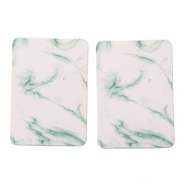PandaHall Paper Earring Display Cards, Rectangle with Marble Pattern, Light Sea Green, 7.2x5.1x0.04cm, 100pcs/bag Paper Others
PandaHall Paper Earring Display Cards, Rectangle with Marble Pattern, Light Sea Green, 7.2x5.1x0.04cm, 100pcs/bag Paper Others