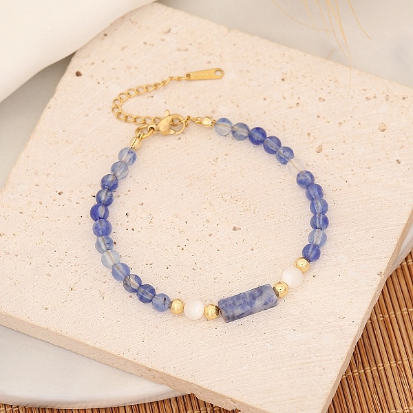 PandaHall Natural Kyanite Rectangle Beaded Bracelet for Woman, 7-1/8 inch(18cm) Kyanite Rectangle
PandaHall Natural Kyanite Rectangle Beaded Bracelet for Woman, 7-1/8 inch(18cm) Kyanite Rectangle