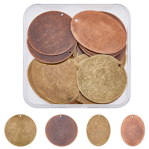 PandaHall SUPERFINDINGS 24Pcs 4 Style Brass Stamping Blanks Tags Pendant Charms Flat Round Smooth Tag Charms Oval Mixed Color Minimalism...
PandaHall SUPERFINDINGS 24Pcs 4 Style Brass Stamping Blanks Tags Pendant Charms Flat Round Smooth Tag Charms Oval Mixed Color Minimalism...