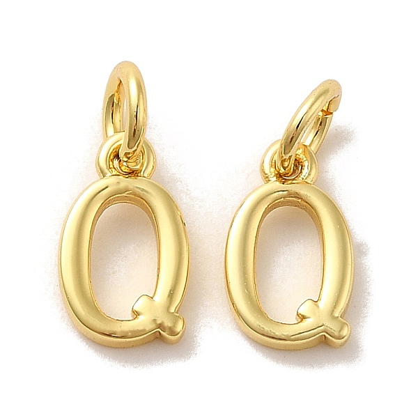 PandaHall Brass Pendants, with Jump Ring, Letter Q, 10x6x1.5mm, Ring: 5x1mm, inner diameter: 3mm Brass Letter Q
PandaHall Brass Pendants, with Jump Ring, Letter Q, 10x6x1.5mm, Ring: 5x1mm, inner diameter: 3mm Brass Letter Q