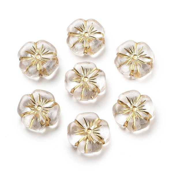 PandaHall Metal Enlaced Transparent Acrylic Beads, Golden Plated, Flower, Clear, 20.5x20.5x17mm, Hole: 2mm, about 227Pcs/500G Acrylic Flower...
PandaHall Metal Enlaced Transparent Acrylic Beads, Golden Plated, Flower, Clear, 20.5x20.5x17mm, Hole: 2mm, about 227Pcs/500G Acrylic Flower...