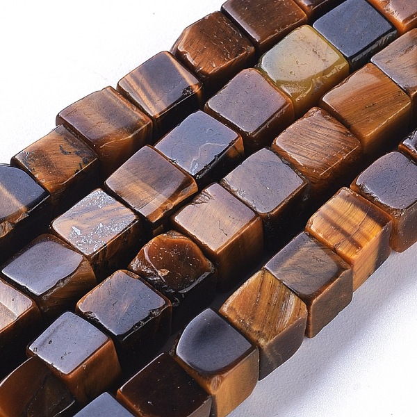 PandaHall Natural Tiger Eye Beads Strands, Cube, 5.5~6.5x5.5~6.5x5.5~6.5mm, Hole: 0.8mm, about 62pcs/strand, 15.63 inch(39.7cm) Tiger Eye...
PandaHall Natural Tiger Eye Beads Strands, Cube, 5.5~6.5x5.5~6.5x5.5~6.5mm, Hole: 0.8mm, about 62pcs/strand, 15.63 inch(39.7cm) Tiger Eye...
