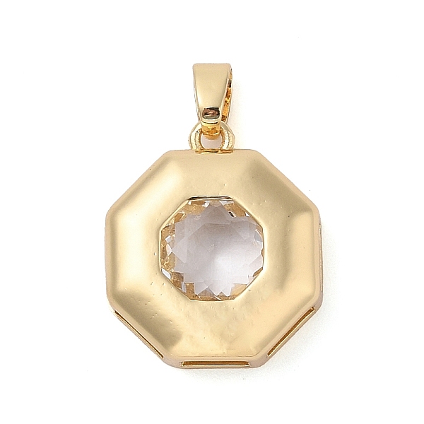 PandaHall Rack Plating Brass Pendants, Polygon Shaped Glass Charms, Long-Lasting Plated, Cadmium Free & Lead Free, Real 18K Gold Plated..., Clear
PandaHall Rack Plating Brass Pendants, Polygon Shaped Glass Charms, Long-Lasting Plated, Cadmium Free & Lead Free, Real 18K Gold Plated..., Clear