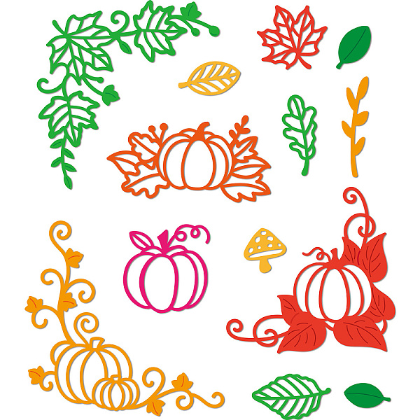 PandaHall Autumn Carbon Steel Cutting Dies Stencils, for DIY Scrapbooking, Photo Album, Decorative Embossing Paper Card, Stainless Steel...
PandaHall Autumn Carbon Steel Cutting Dies Stencils, for DIY Scrapbooking, Photo Album, Decorative Embossing Paper Card, Stainless Steel...