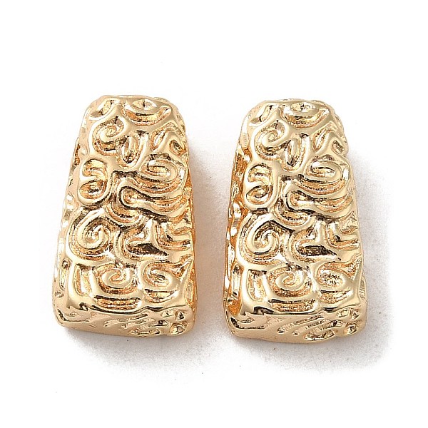 PandaHall Textured Brass Beads, Trapezoid, Real 18K Gold Plated, 14x8.5x6mm, Hole: 3.5x2.5mm Brass Trapezoid
PandaHall Textured Brass Beads, Trapezoid, Real 18K Gold Plated, 14x8.5x6mm, Hole: 3.5x2.5mm Brass Trapezoid