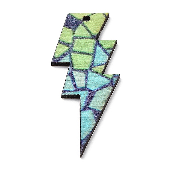 PandaHall Single Face Printed Wood Big Pendants, Wooden Lightning Bolt Charms, Light Green, 49~56.5x23~23.5x2~2.5mm, Hole: 1.8~2mm Wood...
PandaHall Single Face Printed Wood Big Pendants, Wooden Lightning Bolt Charms, Light Green, 49~56.5x23~23.5x2~2.5mm, Hole: 1.8~2mm Wood...