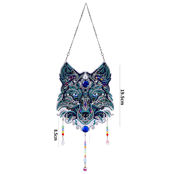 PandaHall DIY Resin Sun Catcher Pendant Decoration Diamond Painting Kit, for Home Decorations, Wolf's Head, Mixed Color, 195mm Resin Wolf..., Multicolor
PandaHall DIY Resin Sun Catcher Pendant Decoration Diamond Painting Kit, for Home Decorations, Wolf's Head, Mixed Color, 195mm Resin Wolf..., Multicolor
