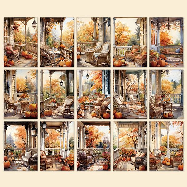 PandaHall 30Pcs 15 Styles Afternoon Time Theme Scrapbook Paper Pads, for DIY Album Scrapbook, Background Paper, Diary Decoration, Orange...
PandaHall 30Pcs 15 Styles Afternoon Time Theme Scrapbook Paper Pads, for DIY Album Scrapbook, Background Paper, Diary Decoration, Orange...