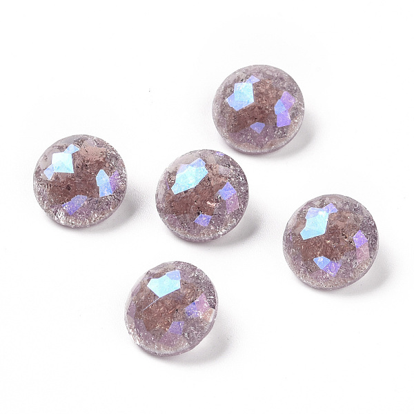 PandaHall Crackle Moonlight Style Glass Rhinestone Cabochons, Pointed Back, Flat Round, Mixed Color, 10x5.6mm Glass Rhinestone Flat Round..., Multicolor
PandaHall Crackle Moonlight Style Glass Rhinestone Cabochons, Pointed Back, Flat Round, Mixed Color, 10x5.6mm Glass Rhinestone Flat Round..., Multicolor