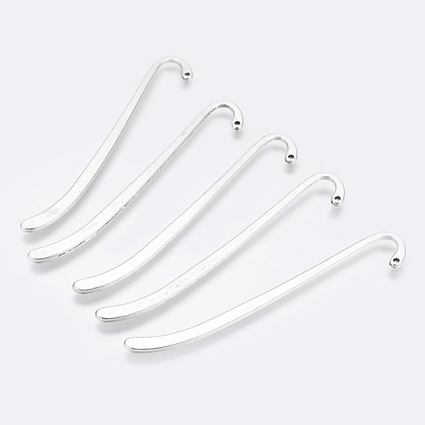 PandaHall Tibetan Silver Alloy Bookmarks, Antique Silver, Cadmium Free & Lead Free, 85x13.5mm, Hole: 1.5mm Alloy
PandaHall Tibetan Silver Alloy Bookmarks, Antique Silver, Cadmium Free & Lead Free, 85x13.5mm, Hole: 1.5mm Alloy