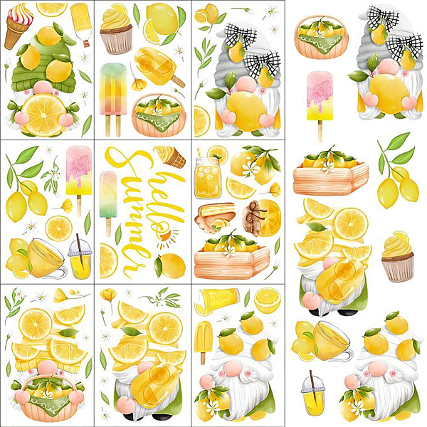 PandaHall GORGECRAFT 9 Styles 12x8 Inch Gnome Window Clings Summer Static Window Stickers St Patricks Day Decorations Hello Summer Fruit..., Gold
PandaHall GORGECRAFT 9 Styles 12x8 Inch Gnome Window Clings Summer Static Window Stickers St Patricks Day Decorations Hello Summer Fruit..., Gold