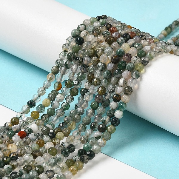 PandaHall Natural Tree Agate Beads Strands, Faceted, Round, Sea Green, 4.5mm, Hole: 0.8mm, about 93~102pcs/strand, 14.37~14.76''...
PandaHall Natural Tree Agate Beads Strands, Faceted, Round, Sea Green, 4.5mm, Hole: 0.8mm, about 93~102pcs/strand, 14.37~14.76''...